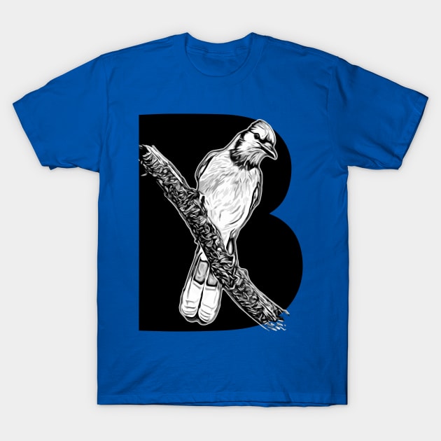 Blue Jay T-Shirt by Ripples of Time